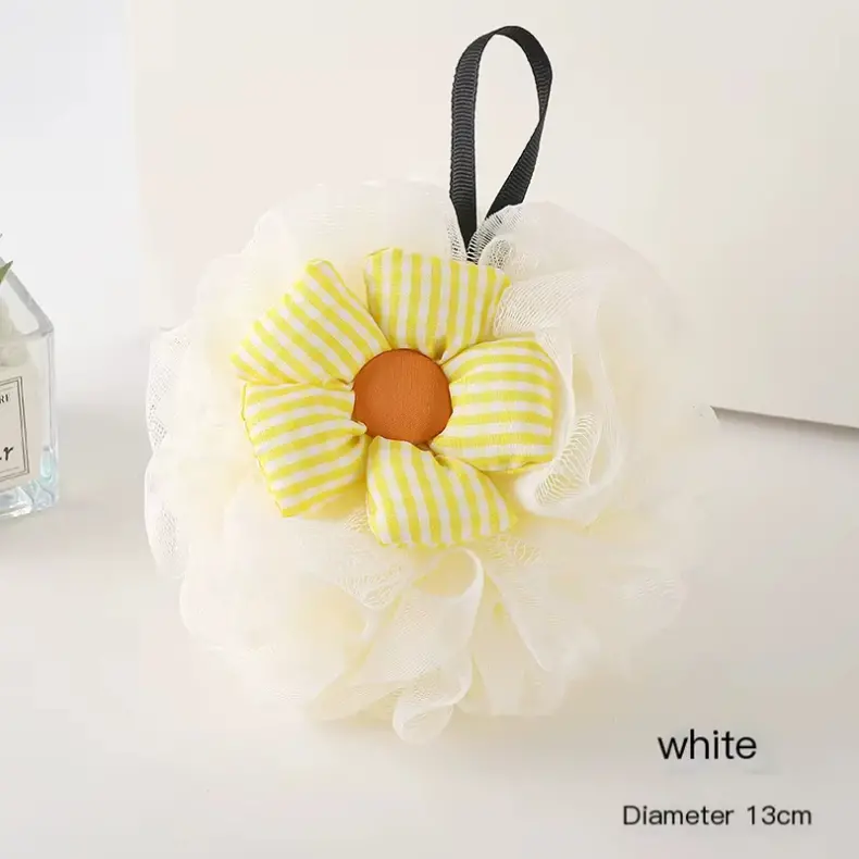 Flower Shape Shower Bath Ball (7)