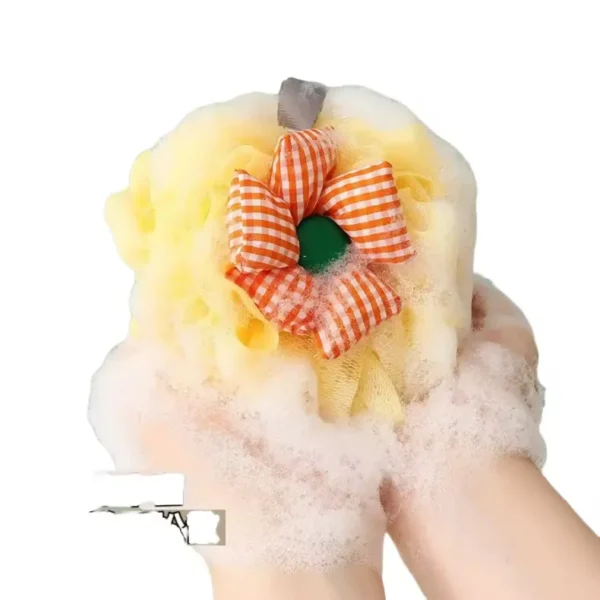 Flower Shape Shower Bath Ball (7)