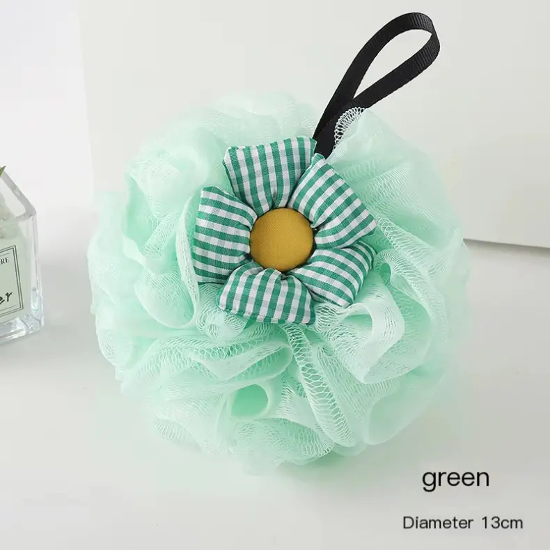 Flower Shape Shower Bath Ball (8)