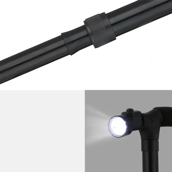 Folding Cane with Led Light and Armrest (5)