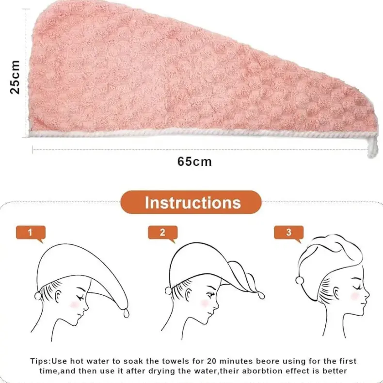 Hair Drying Bath Towel (1)