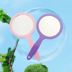 Handy Make Up Mirror Round (7)