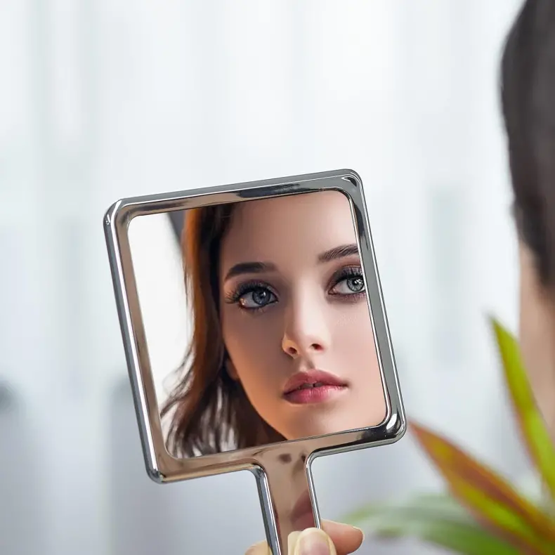Handy Make Up Mirror Square(5)
