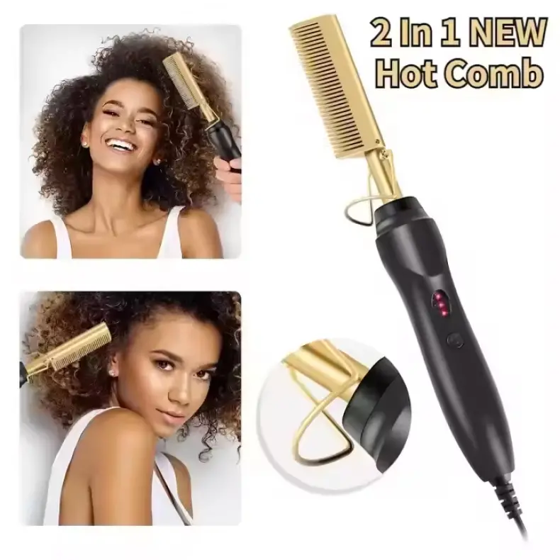 High Heat Ceramic Straightening Press Comb (1)