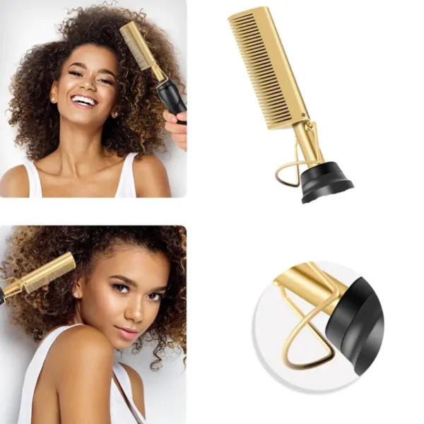 High Heat Ceramic Straightening Press Comb (5)