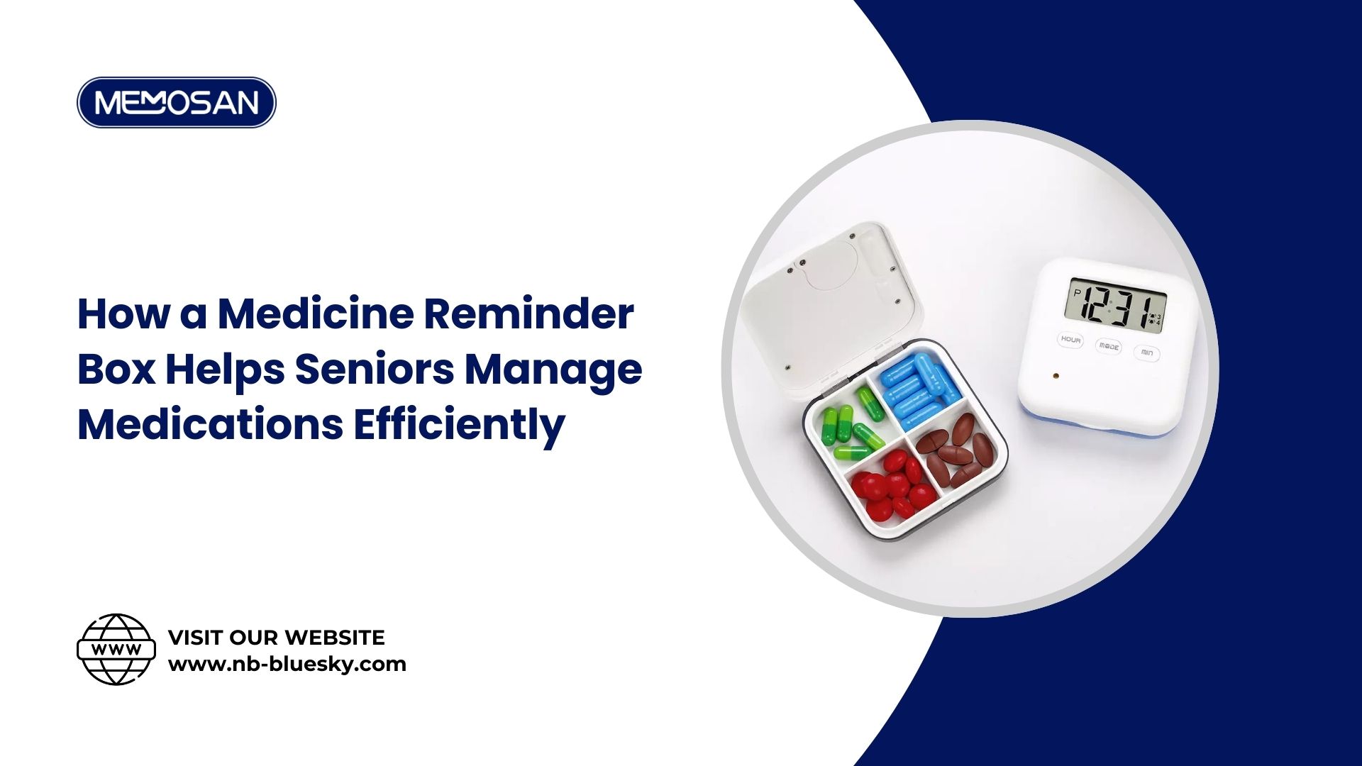 How a Medicine Reminder Box Helps Seniors Manage Medications Efficiently