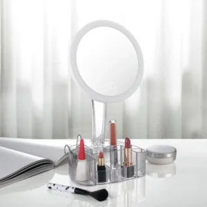LED Vanity Mirror with Organzer Base (1)
