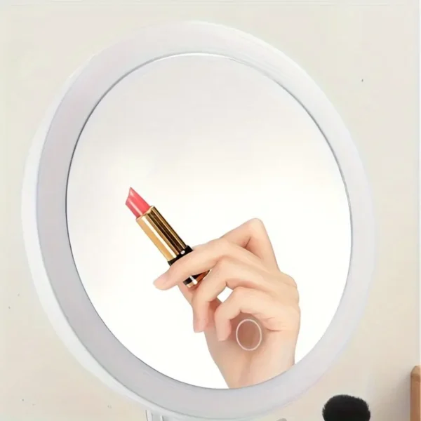 LED Vanity Mirror with Organzer Base (7)
