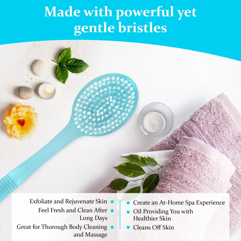 Long handle bath massage brush (0)