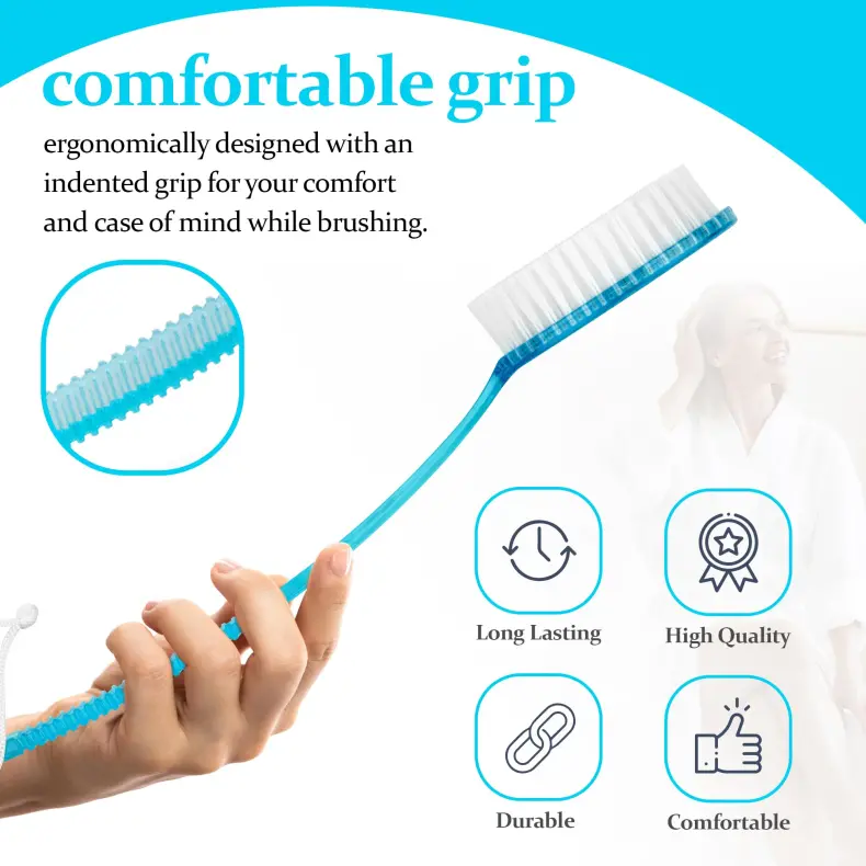 Long handle bath massage brush (5)