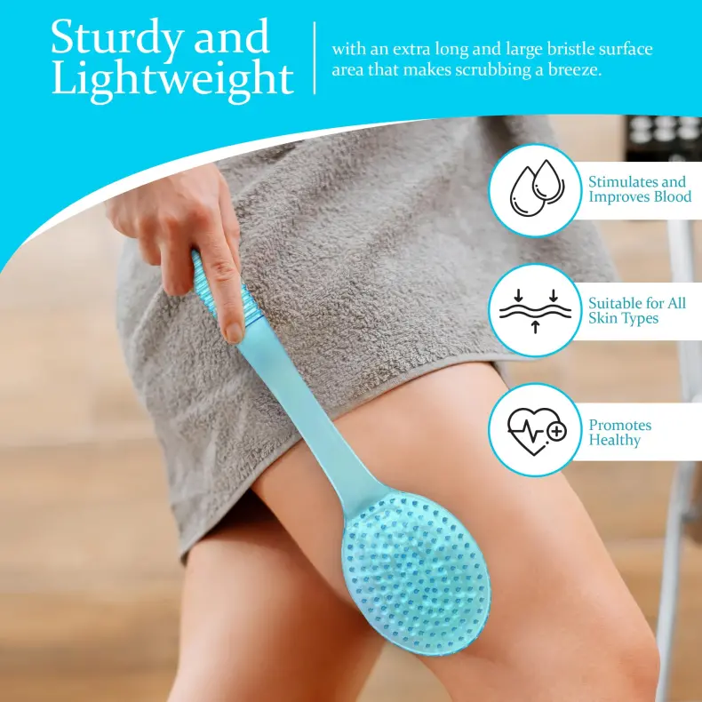 Long handle bath massage brush (8)