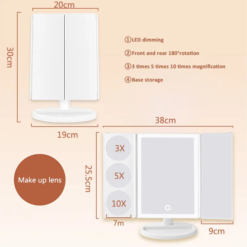 Make Up Mirror with LED