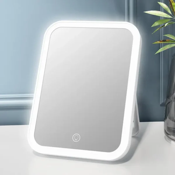 Make Up Mirror with Plastic Stand (3)