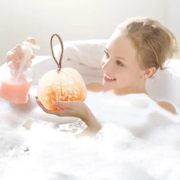 Mesh Pouf Loofah Bath Sponge Ball (1)
