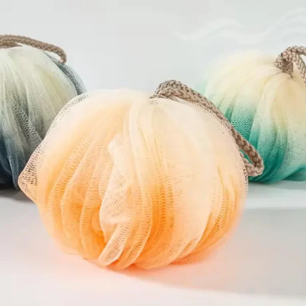 Mesh Pouf Loofah Bath Sponge Ball (2) (2)