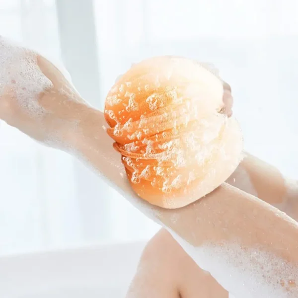 Mesh Pouf Loofah Bath Sponge Ball (2)