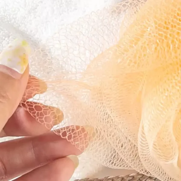 Mesh Pouf Loofah Bath Sponge Ball (7)