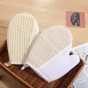 Natural Classic Exfoliating Bath Spa Scrub Glove (1)