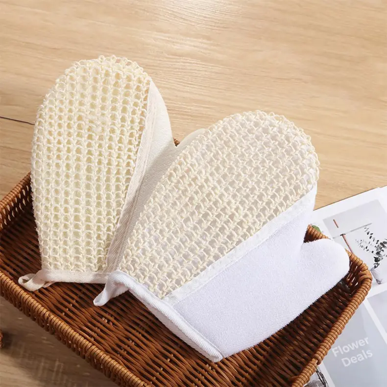 Natural Classic Exfoliating Bath Spa Scrub Glove (5)