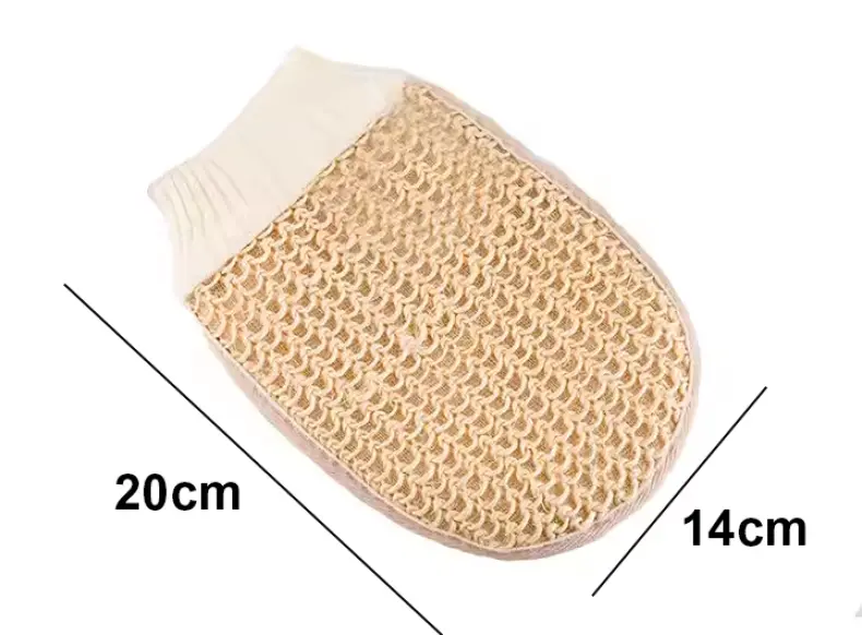 Natural Exfoliating Sisal Bath Scrubber（10）