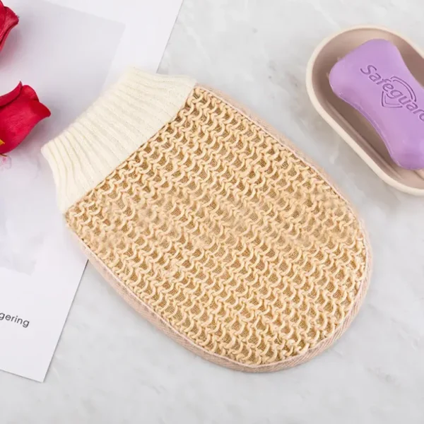 Natural Exfoliating Sisal Bath Scrubber（4）