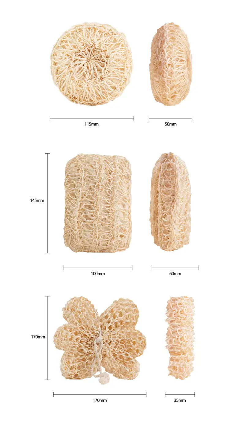 Natural Sisal Exfoliating Loofah (1)