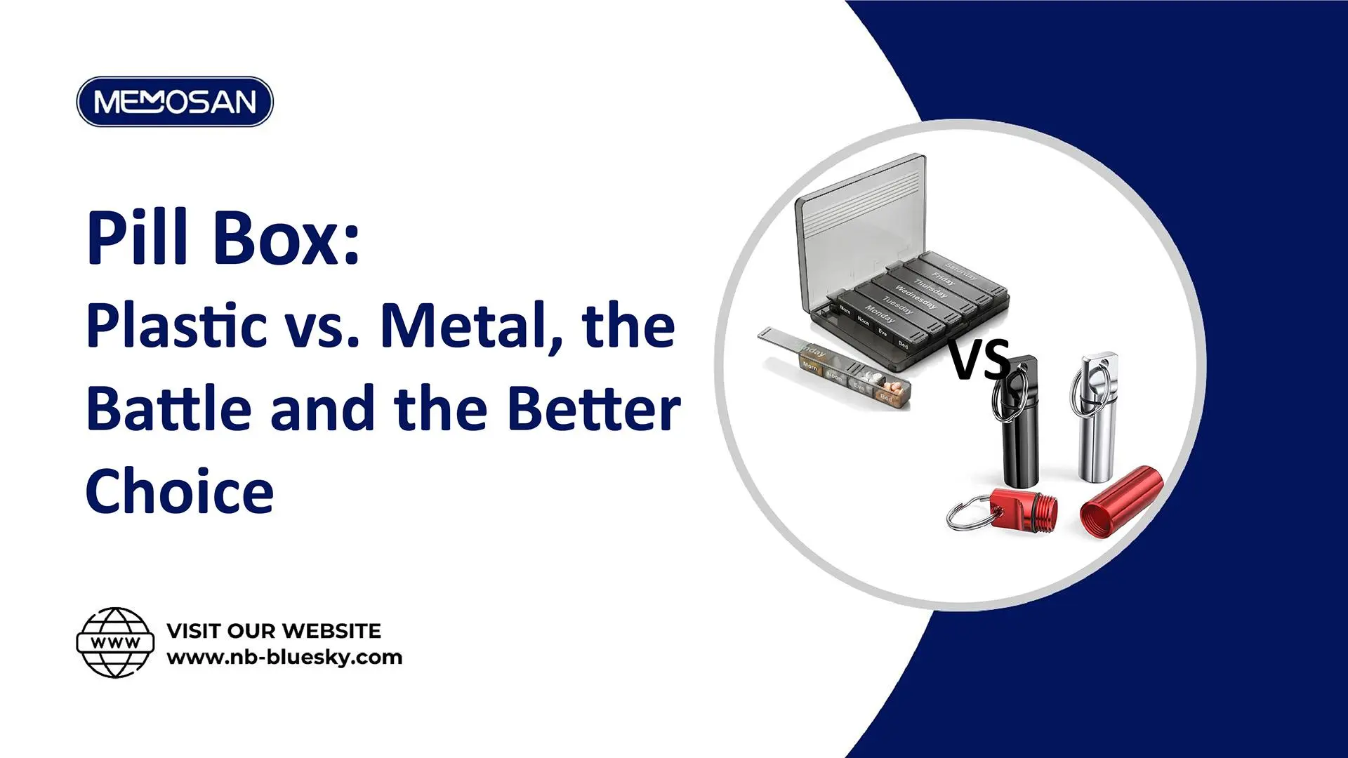 Pill Box Plastic vs. Metal, the Battle and the Better Choice