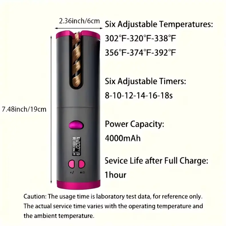Portable Ceramic Hair Curler (1)