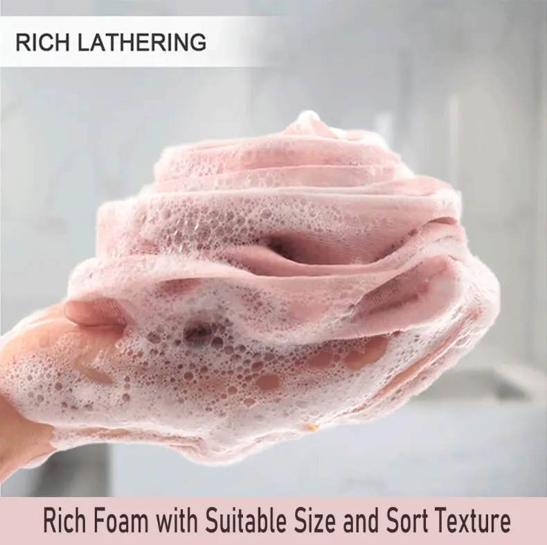 Rose Shape Flower Bath Scrubber (2)