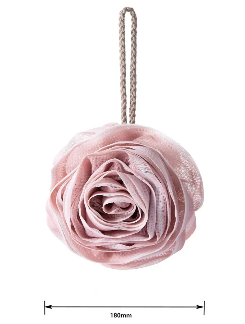 Rose Shape Flower Bath Scrubber (3)