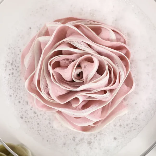 Rose Shape Flower Bath Scrubber (3)