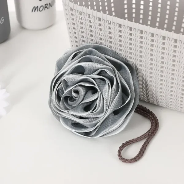 Rose Shape Flower Bath Scrubber (7)