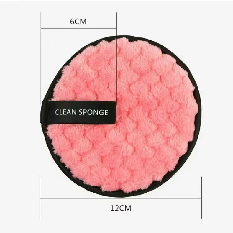 Round Face Clean Sponge Towel (2)