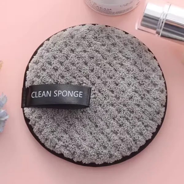 Round Face Clean Sponge Towel (4)