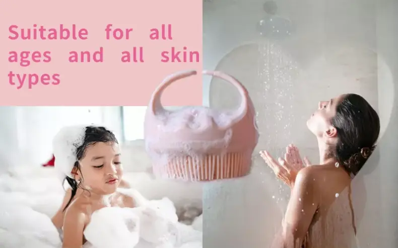 Silicone Bath Brush Body Massage Tools (4)