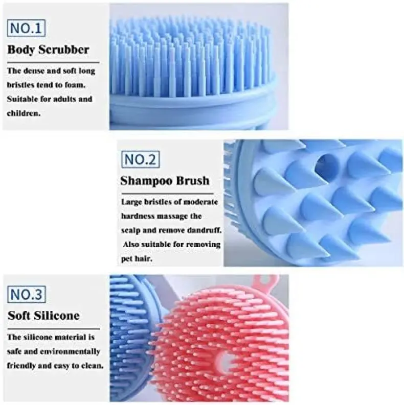 Silicone Bath and Shampoo Brush (3)