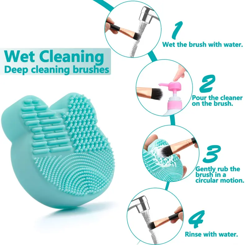 Silicone Cleaner Pad for Dry Brush (2)
