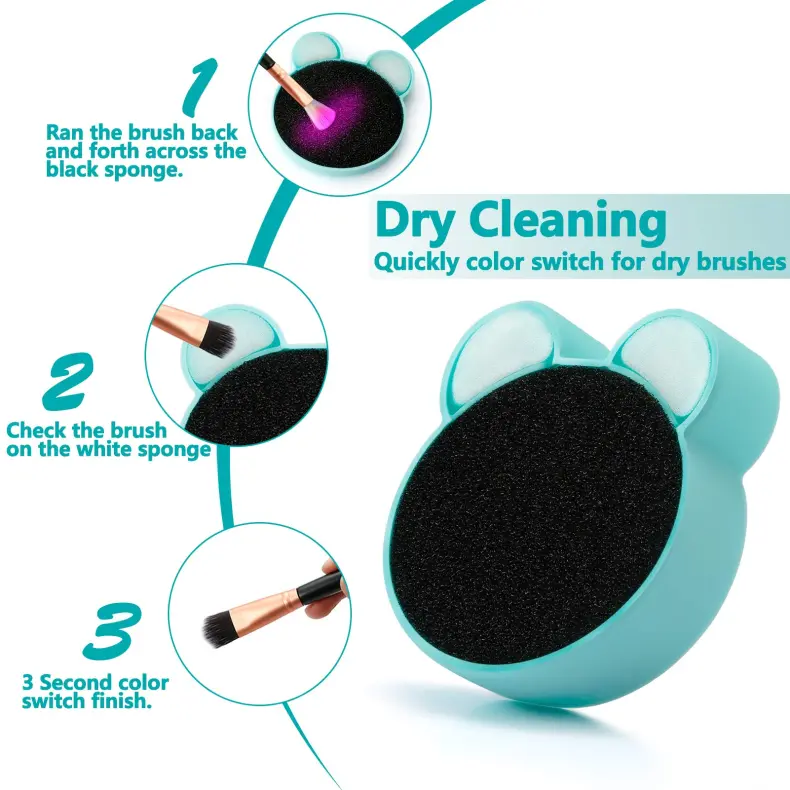 Silicone Cleaner Pad for Dry Brush (3)