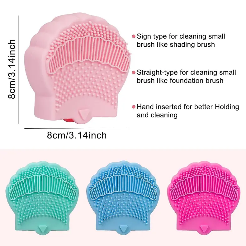 Silicone Shell Makeup Brush (1)