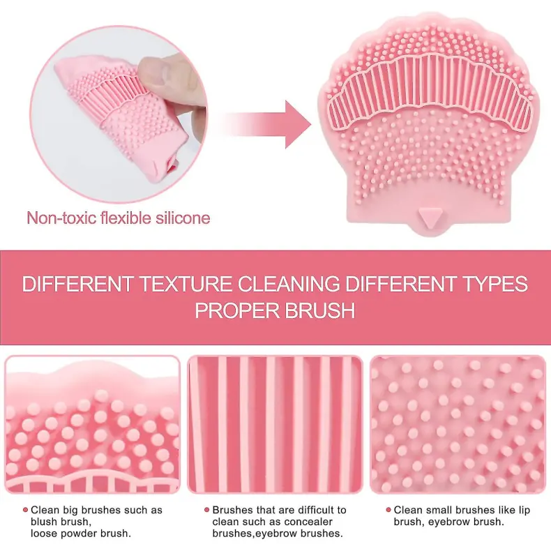 Silicone Shell Makeup Brush (2)