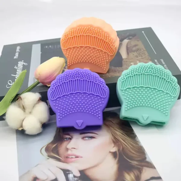 Silicone Shell Makeup Brush (3)