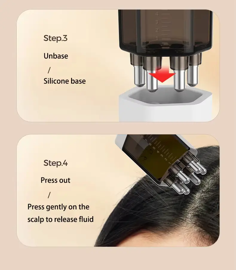 Six Needles Scalp Applicator（10）