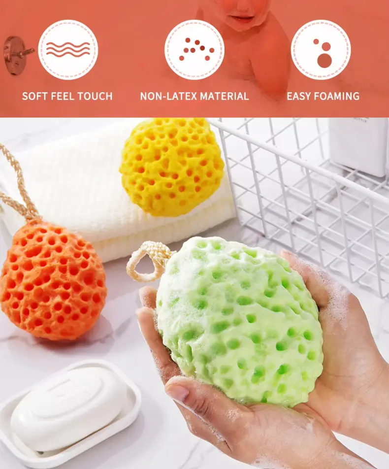 Soft Honeycomb Shower Ball (2)