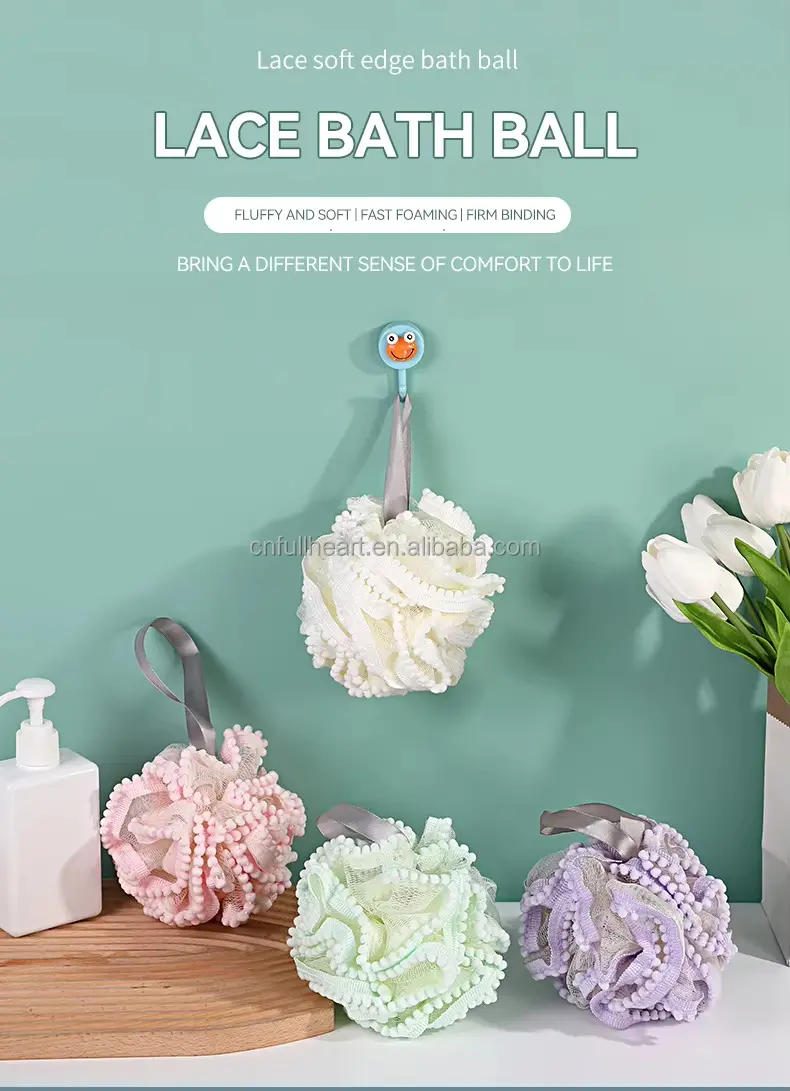 Wave bath flower ball (1)