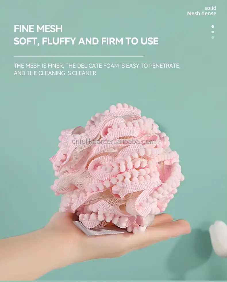 Wave bath flower ball (4)
