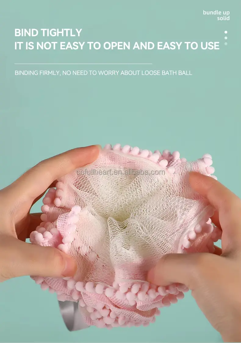 Wave bath flower ball (5)