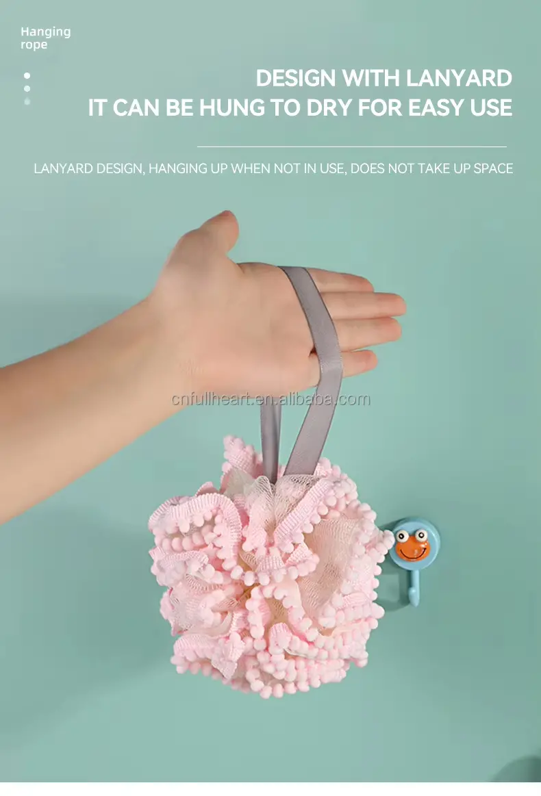 Wave bath flower ball (6)