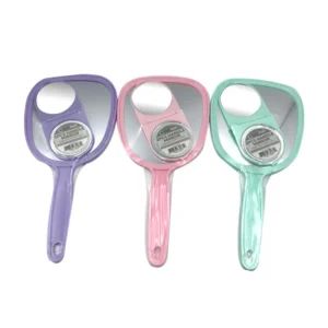 2 PC Hand Held Cosmetic Mirror Set（1）