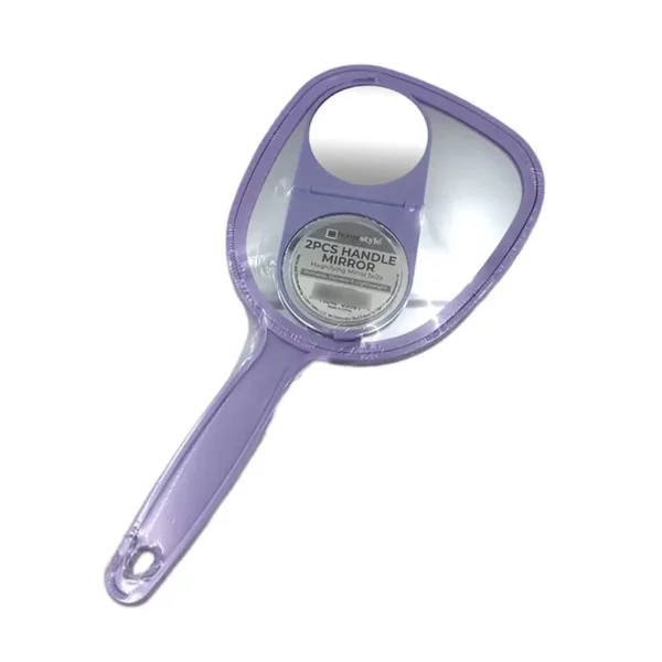 2 PC Hand Held Cosmetic Mirror Set（4）