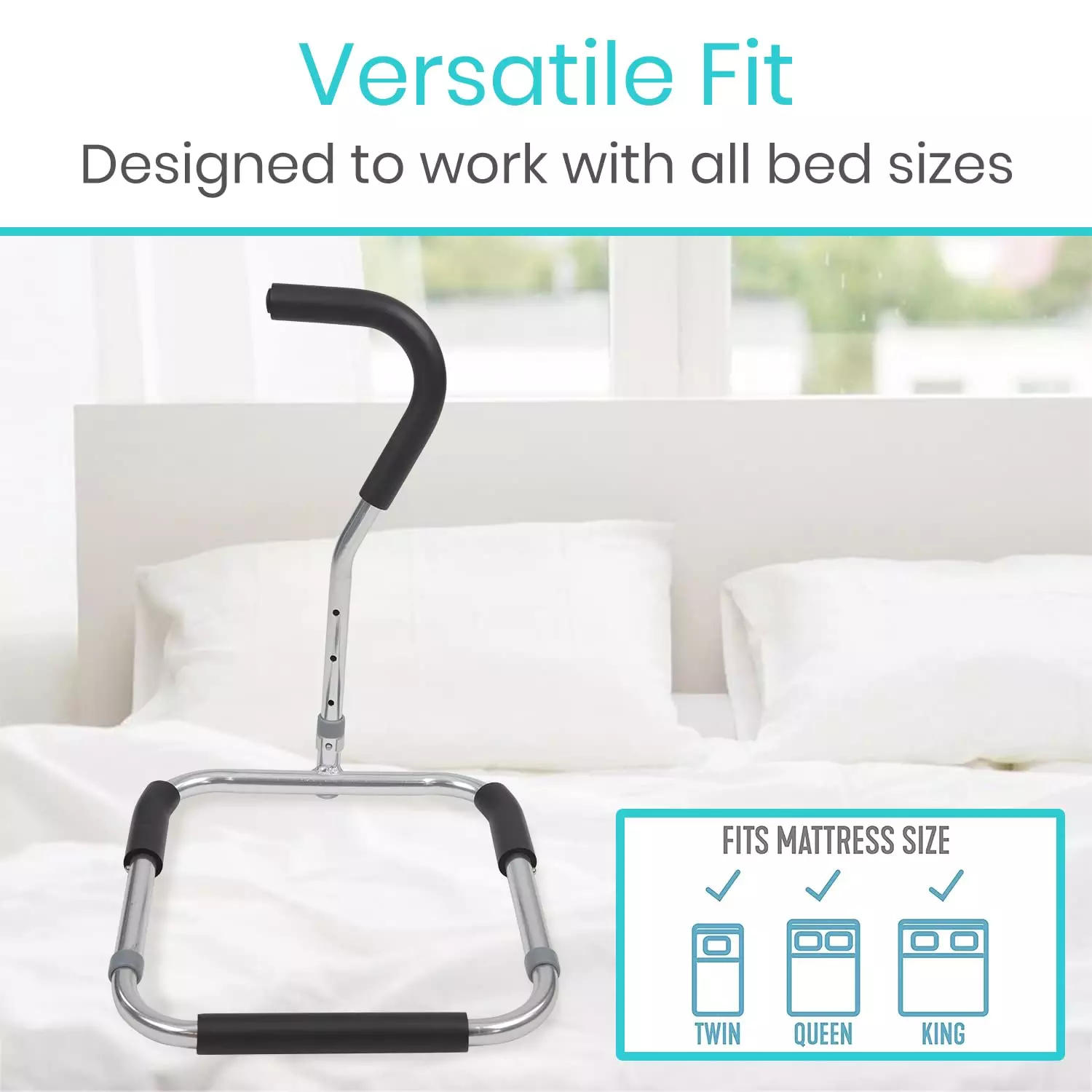 Adjustable Bed Rail Cane Stand Assist Bar(1) format